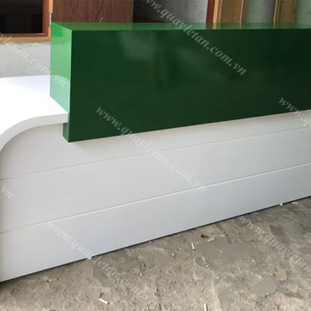 Quầy Lễ Tân Lệch Sơn QLTL S07